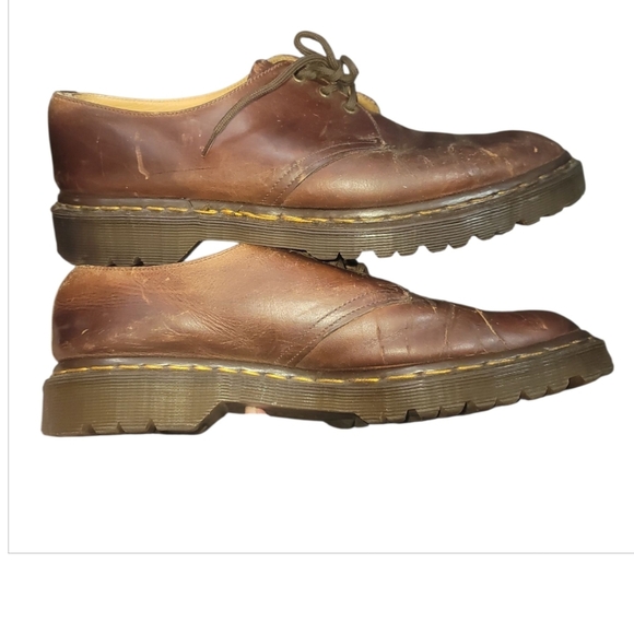Dr. Martens doc 1561 oxford Brown Leather Shoes 9 m 10 w - Picture 4 of 7